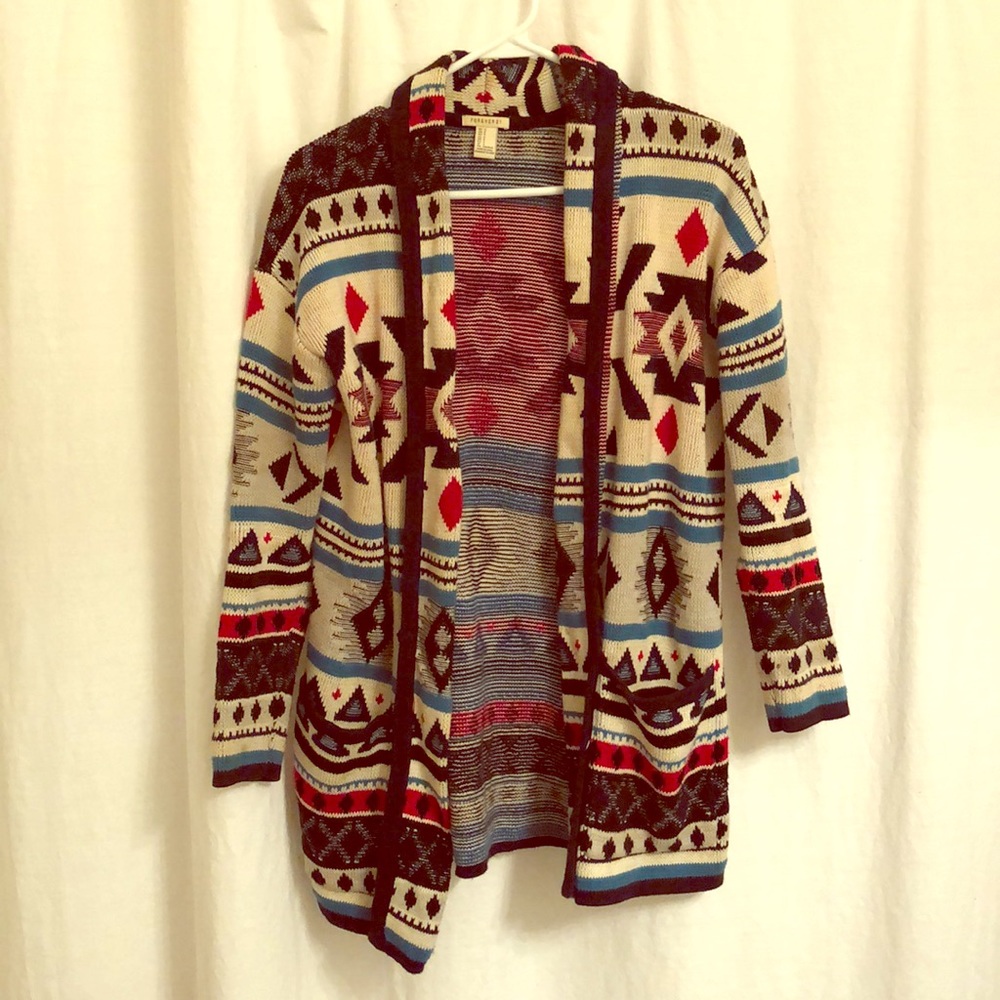 Geometric Patterned Sweater